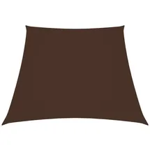 vidaXL Sonnensegel Oxford-Gewebe Trapezförmig 2 Stück 4 x 3 m Braun