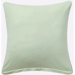Kissenbezüge ESTELLA Gr. 2, grün (hellgrün), 40x40cm, Baumwolle, Baumwolle, 100% Baumwolle, Kissenbezüge
