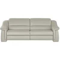 himolla Ledersofa  1501 ¦ grau ¦ Maße (cm): B: 232 H: 84 T: 106