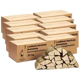 Neandertaler Feuer Kaminholz Brennholz Grillholz Hartholz Feuerholz Holz für Grill Kamin Firewood, 300 kg 300 kg