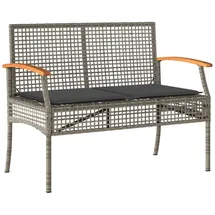 furnicato Gartenbank 1-St grau