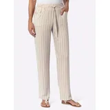 Classic Basics Schlupfhose CLASSIC BASICS gemustert Beige 24