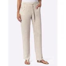 Classic Basics Schlupfhose CLASSIC BASICS gemustert Beige 24