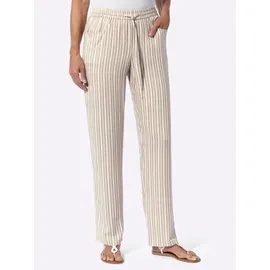 Classic Basics Schlupfhose CLASSIC BASICS gemustert Beige 24