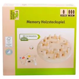 Vedes Natural Games Memory Holzsteckspiel