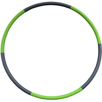 Hula Hoop Reifen Fitness Hoop Bauchtrainer (Farbe: Grau-Grün)
