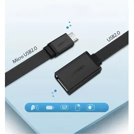 UGREEN Micro USB OTG Adapter Cable Black