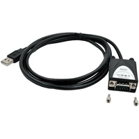 Exsys EX-1311-2IS Serien-Kabel Schwarz 1,8 m USB Typ-A DB-9