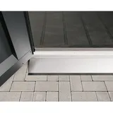 Hörmann EcoStar Bodenschwellenrampe für "euroline" Gerätehäuser,silber,105,1 x 11 x 4 cm (l x B x H),