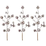 Creativ green Winterliche Kunstpflanze 58 cm braun