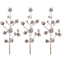 Creativ green Winterliche Kunstpflanze 58 cm braun