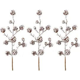 Creativ green Winterliche Kunstpflanze 58 cm braun
