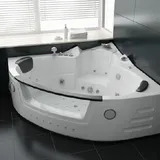 purehaven Whirlpool 140 x 140 x 80 cm Weiß