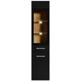 Badplaats Badezimmerschrank, Eiche Schwarz – Regal