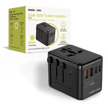 mobile origin GaN 35W Travel Adapter PW4 EU/UK/US/AUS 3x USB-C 2x USB-A