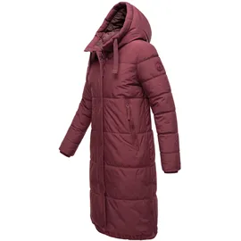 Marikoo Winterjacke "Soranaa", Damen, Gr. M, rot (wine), Obermaterial: 100% Polyester; Futter: 100% Polyester; Wattierung: 100% Polyester; Ärmelfutter: 100% Polyester, Jacken Winterjacke, langer Winter Mantel mit Kapuze