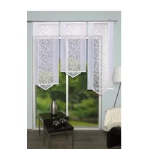 HOME WOHNIDEEN Schiebegardine Home Fashion Schiebevorhang, Polyester, weiß 125x57 cm, Paneelwagen, halbtransparent, 100% Polyester beige