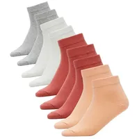 S.Oliver Kurzsocken (9er Pack), mit vielseitigen Farben, Gr. 27 (30), peach nectar, - 27-30