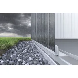 Biohort SmartBase Plus-Fundament für Gartenhaus Europa 3 222 x 150 cm Silber