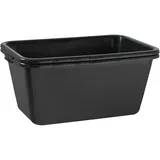 BURI 10x Mörtelkasten 65 Liter Mörtelwanne 71x46cm Mörtelkübel Zementwanne Speiswanne verstärkt extra robust, schwarz aus Deutschland