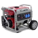 GeoTech Pro GGP 3500 - Benzin-Stromerzeuger mit Rädern und AVR-Regelung 3 kW - Dauerleistung 2.8 kW - 230V