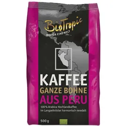 Röstkaffee Peru ganze Bohne
