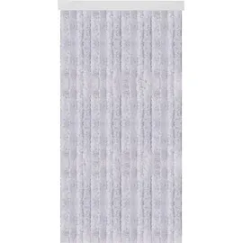 arsvita Flauschvorhang 80x200 cm Unistreifen grau,