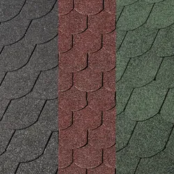 Karibu Biberschwanz- Dachschindeln schwarz
