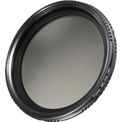 Walimex pro pro ND-Fader ND2 – ND400 vergütet 82 mm (82 mm, ND- / Graufilter), Objektivfilter, Schwarz, Transparent