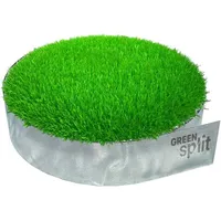 green split Rasenkantenband Metall 1500 x 25 cm silber