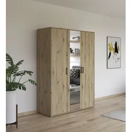 Rauch Drehtürenschrank VOYAGER 140 x 194 x 53 cm Braun