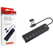 Equip 7-Port USB 3.2 Gen 1 Hub mit Netzteil