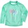 Playshoes Unisex Kinder Langarmshirt Rash-Guard-Shirt, Lang Mint Palmen, 86 cm-92 cm