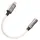 gistuch Typ C auf 3,5 mm Kopfhörerverstärker 15 cm/5,9 Zoll 120 dB für Android PCSilber