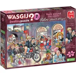 JUMBO SPIELE 1110100017 Puzzle 1000 Teile Wasgij Retro Destiny 7 - Rock around the Clock!