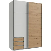 WIMEX Schwebetürenschrank Emden 135 x 198 x 64 cm Weiß