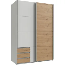 WIMEX Schwebetürenschrank Emden 135 x 198 x 64 cm Weiß