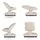 Cangaroo Babywippe Hera elektrisch, Musik, Moskitonetz, 360-Grad-Drehung, Timer beige