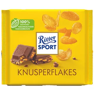 Ritter Sport KNUSPERFLAKES Schokolade 100,0 g, 1 St.