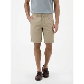 Lerros Chinoshorts LERROS "Kurze Chino aus leichtem Baumwollmix", Herren, Gr. 32, beige (medium kitt), 74% Baumwolle, 24% Polyester, 2% Elasthan, Hosen Chinoshorts