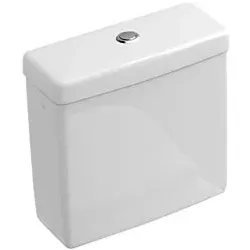 Villeroy & Boch Spülkasten  weiss Ceramicplus, Innengarnitur mit Duo-Spartaste