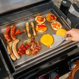 Grillrost.com Das Original Griddle 550 cm x 386 cm rostfrei Silber