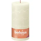 Bolsius Rustik Stumpenkerze 20 x 10 cm weiche perle
