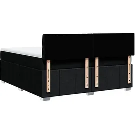 vidaXL Boxspringbett 180 x 200 cm Schwarz