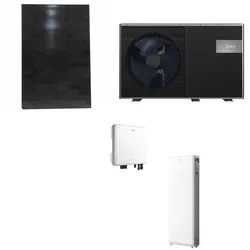 Midea MHELIOS HEMS PV-Set 10kWp + 8kW Wärmepumpe + 20 kWh Speicher
