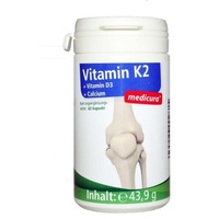 Vitamin K2 + Vitamin D3 + Calcium - 60 Kapseln