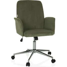 HJH Office SOLAO CORD Stoff Grün