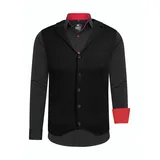 RUSTY NEAL Langarmhemd mehrfarbig 4XL