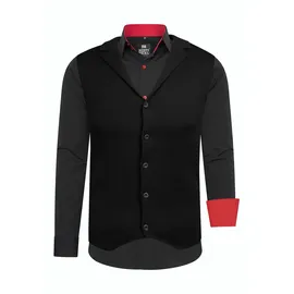 RUSTY NEAL Langarmhemd mehrfarbig 4XL