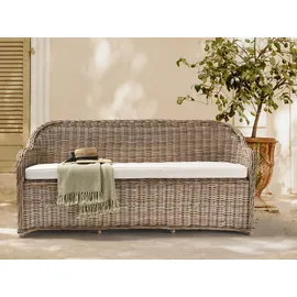 Beliani Gartenbank 189 x 0 x 0 cm Naturfarben